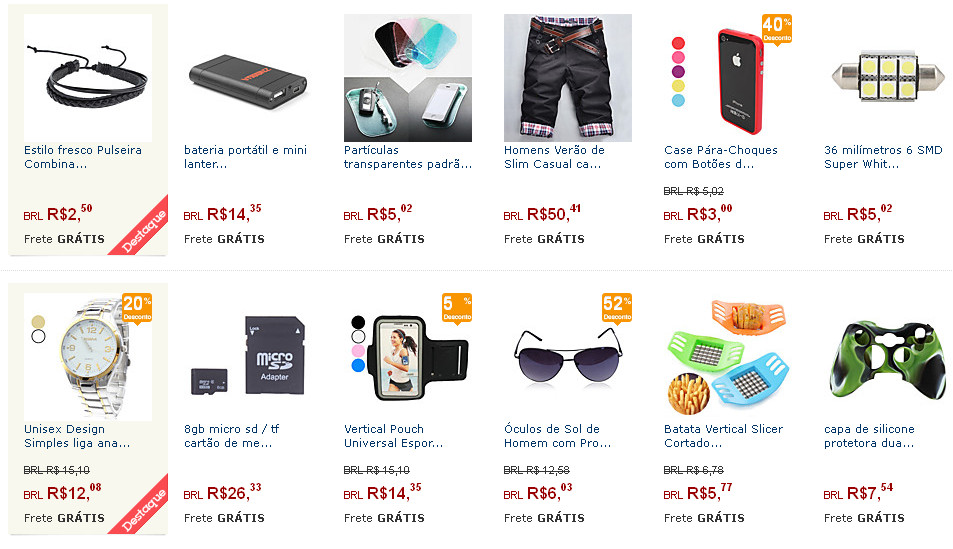 imagem do site Aliexpress